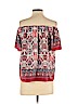 Joie 100% Silk Red Short Sleeve Silk Top Size XS - photo 2