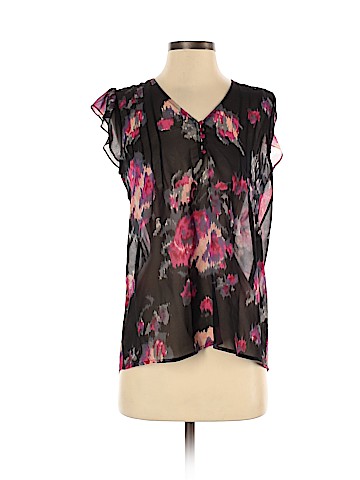 Joie Short Sleeve Silk Top (view 1)