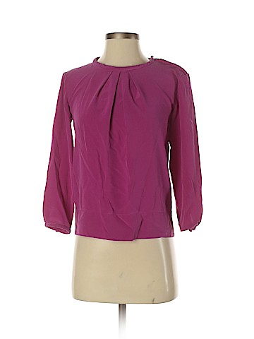 IRO 3/4 Sleeve Silk Top (view 1)