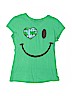 Justice 100% Cotton Green Short Sleeve T-Shirt Size 12 - photo 1