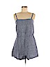 Cynthia Rowley TJX 100% Linen Blue Romper Size 6 - photo 1