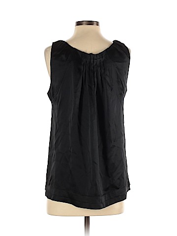 BCBGMAXAZRIA Sleeveless Silk Top (view 2)
