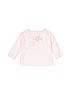 Baby Q 100% Cotton Pink Long Sleeve T-Shirt Size 3-6 mo - photo 1