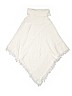 Cherokee 100% Cotton Solid Ivory Poncho Size 14 - photo 1