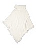Cherokee 100% Cotton Solid Ivory Poncho Size 14 - photo 2