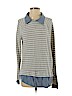 Soft Joie 100% Cotton Gray Long Sleeve Top Size S - photo 1