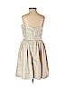 Shoshanna Gold Cocktail Dress Size 2 - photo 2