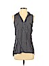 Splendid 100% Rayon Gray Sleeveless Blouse Size M - photo 1