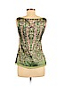 Elie Tahari Green Sleeveless Silk Top Size M - photo 2