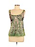 Elie Tahari Green Sleeveless Silk Top Size M - photo 1