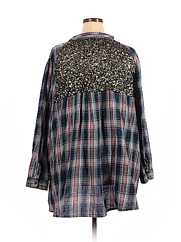 Bendy Long Sleeve Button-Down Shirt (view 2)