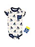 Kickee Pants Blue Short Sleeve Onesie Size 3-6 mo - photo 1