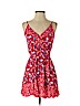 Express 100% Rayon Red Casual Dress Size S (petite) - photo 1