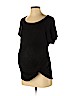 Liz Lange Maternity Black Short Sleeve Top Size S - photo 1