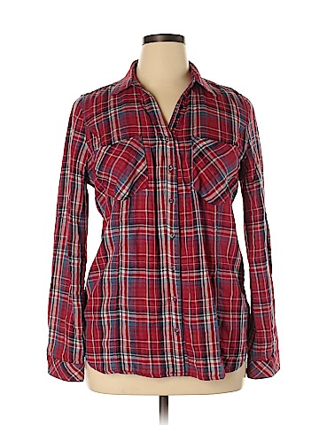 Skies Are Blue Long Sleeve Button-Down Shirt (view 1)