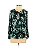 Simply Vera Vera Wang 100% Polyester Teal 3/4 Sleeve Blouse Size M (petite) - photo 1