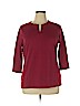 L.L.Bean 100% Cotton Red 3/4 Sleeve Top Size XL - photo 1