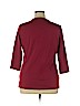 L.L.Bean 100% Cotton Red 3/4 Sleeve Top Size XL - photo 2