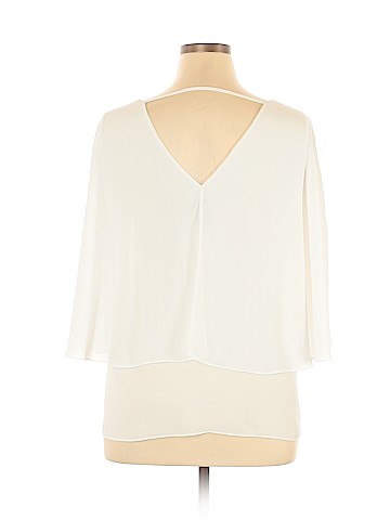 White House Black Market Short Sleeve Blouse (view 2)