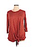 Downeast Orange 3/4 Sleeve Top Size XL - photo 1