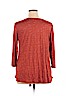 Downeast Orange 3/4 Sleeve Top Size XL - photo 2