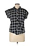 Steven Alan Blue Short Sleeve Button-Down Shirt Size L - photo 1