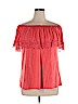 Terra & Sky Red Short Sleeve Top Size 0X - photo 1