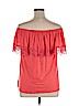 Terra & Sky Red Short Sleeve Top Size 0X - photo 2
