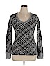 Vanity Gray Long Sleeve Top Size XL - photo 1
