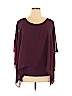 AB Studio 100% Polyester Purple 3/4 Sleeve Blouse Size XL - photo 1