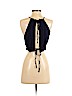 Lulu's 100% Rayon Blue Sleeveless Top Size S - photo 2