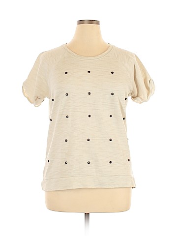 a.n.a. A New Approach Short Sleeve Blouse (view 1)