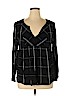 Old Navy Black Long Sleeve Blouse Size XL - photo 1