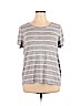 Market and Spruce Gray Short Sleeve Top Size XL - photo 1