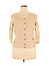 Frenchi 100% Cotton Tan Cardigan Size XL - photo 1