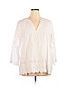 Old Navy 100% Cotton White 3/4 Sleeve Top Size XL - photo 1