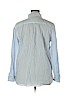 Ann Taylor LOFT 100% Cotton Blue Long Sleeve Button-Down Shirt Size XL - photo 2