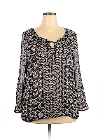 John Robshaw for Lucky Long Sleeve Blouse (view 1)