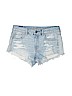 American Eagle Outfitters 100% Cotton Blue Denim Shorts Size 8 - photo 1