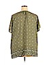 Old Navy 100% Polyester Green Short Sleeve Blouse Size XXL - photo 2