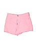 H&M 100% Cotton Pink Denim Shorts Size 10 - photo 1