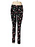 Pink Rose Black Leggings Size M - photo 1