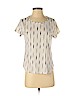 H&M 100% Cotton Ivory Short Sleeve T-Shirt Size S - photo 1