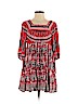 Free People 100% Rayon Red Casual Dress Size S - photo 1