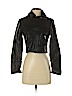 Dynamite 100% Polyurethane Black Faux Leather Jacket Size S (petite) - photo 1