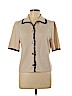 St. John Collection Tan Short Sleeve Top Size 10 - photo 1