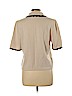 St. John Collection Tan Short Sleeve Top Size 10 - photo 2