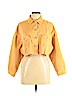Zara 100% Cotton Gold Denim Jacket Size L - photo 1