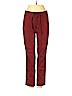 Theory Burgundy Linen Pants Size 00 - photo 1