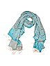 Unbranded Print Blue Scarf One size - photo 1